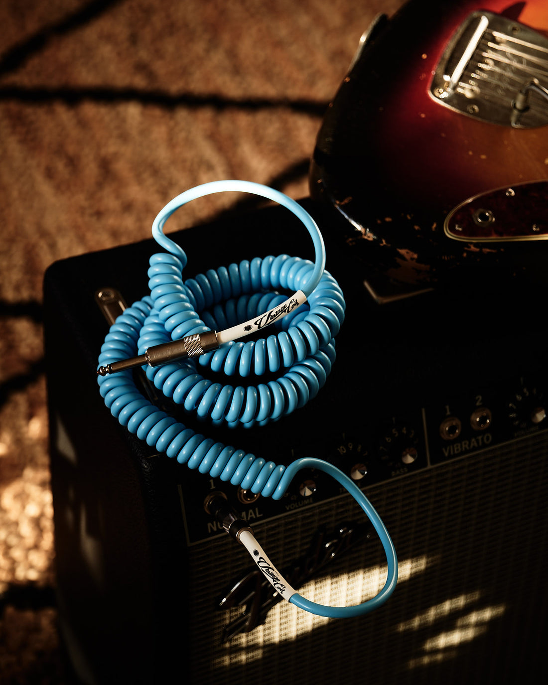 Voltage Cable Co. Vintage Coil®️Electric Blue